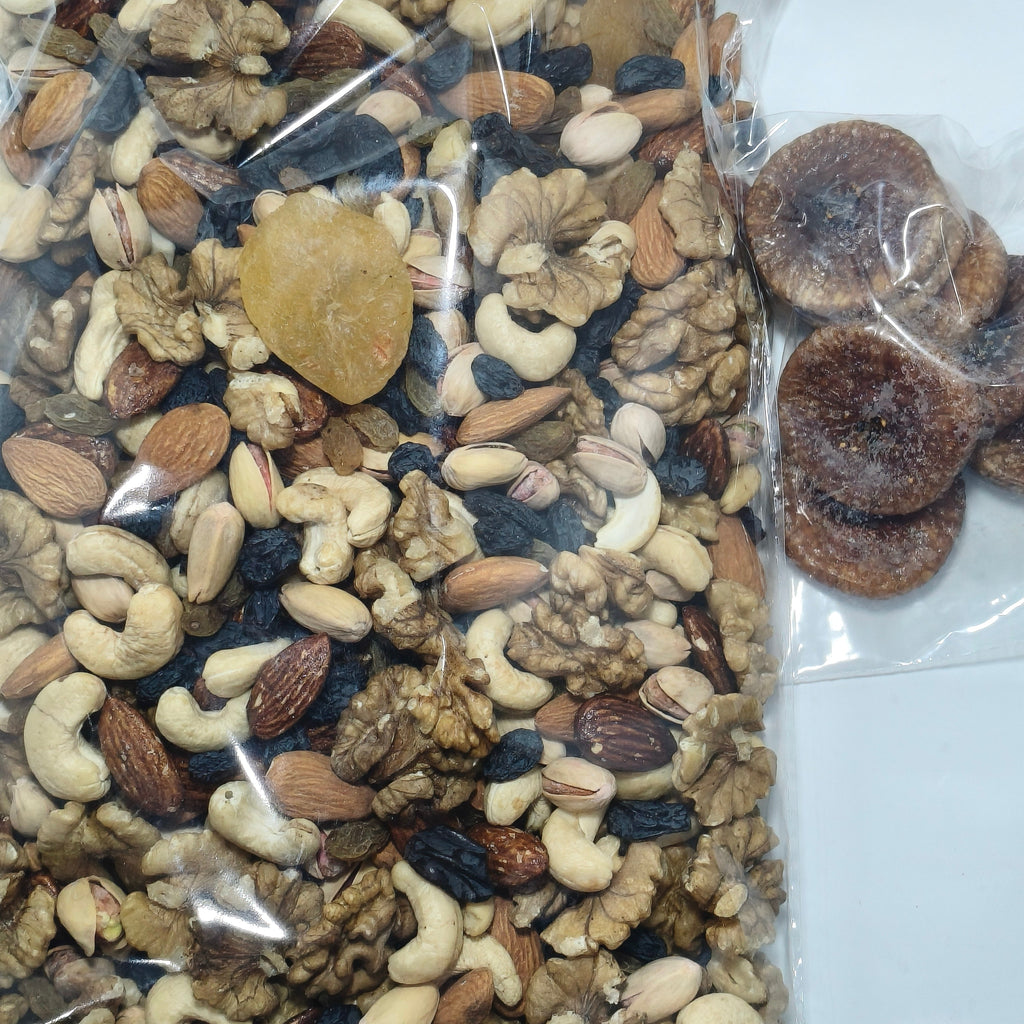 Al-Badar Premium Mix Dry Fruits – 50g Anjeer Free on 500g | 100g Free on 1kg+ order