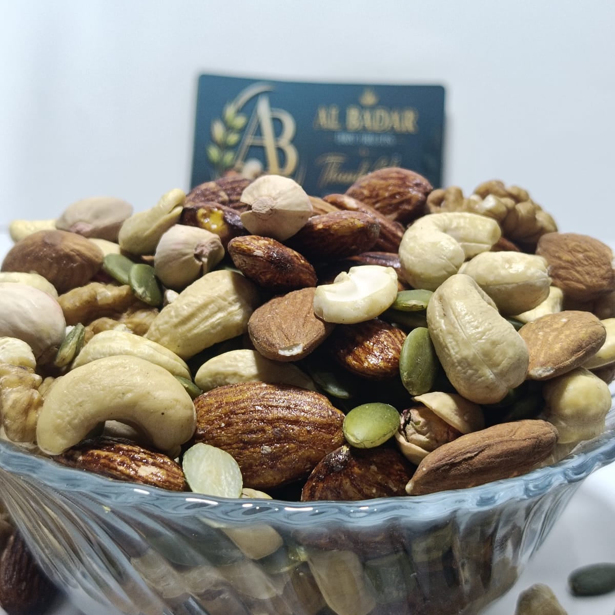 Al-Badar Premium Mix Dry Fruits – 50g Anjeer Free on 500g | 100g Free on 1kg+ order