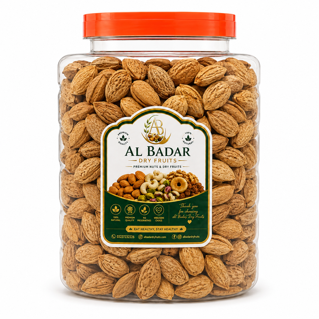 Al-Badar Premium Paper Shell Almonds (Loralai Badam)