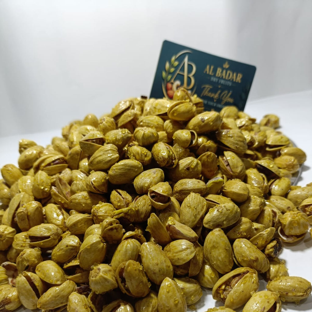 Al-Badar Premium Salted Pistachios (Namkeen Pista)