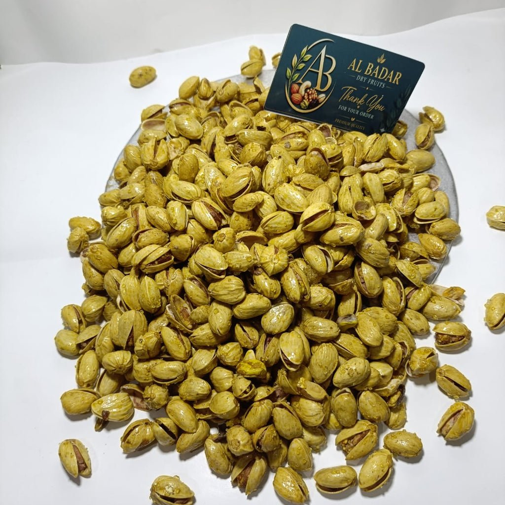 Al-Badar Premium Salted Pistachios (Namkeen Pista)