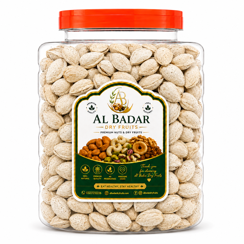 Al-Badar Ptaasa Almonds With Shell (Ptaasa Badam)
