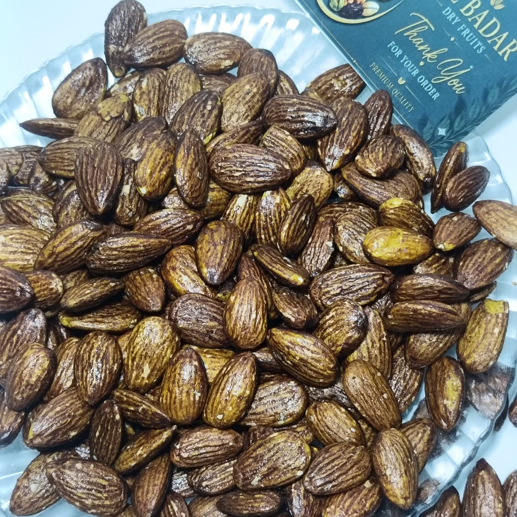 Al-Badar Premium Roasted Almonds (Namkeen Badam)