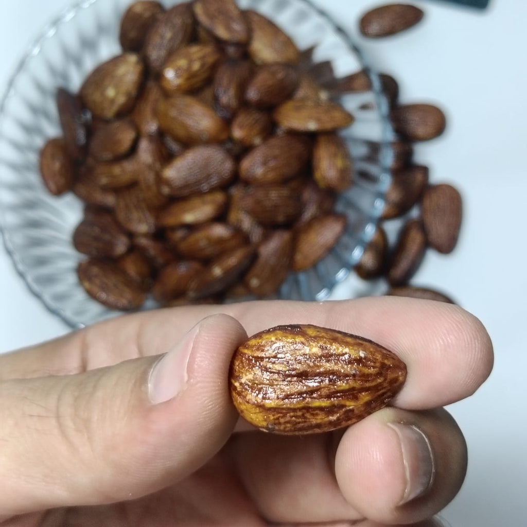 Al-Badar Premium Roasted Almonds (Namkeen Badam)