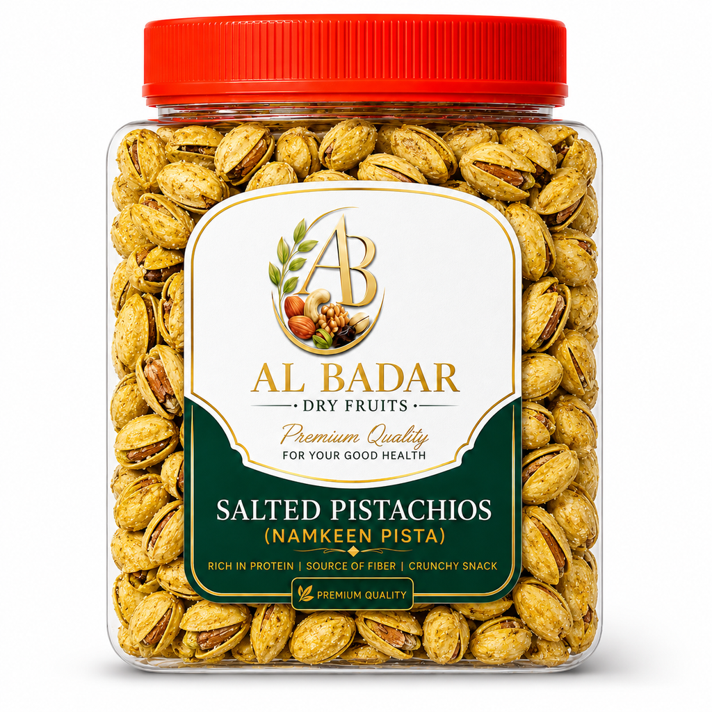 Al-Badar Premium Salted Pistachios (Namkeen Pista)
