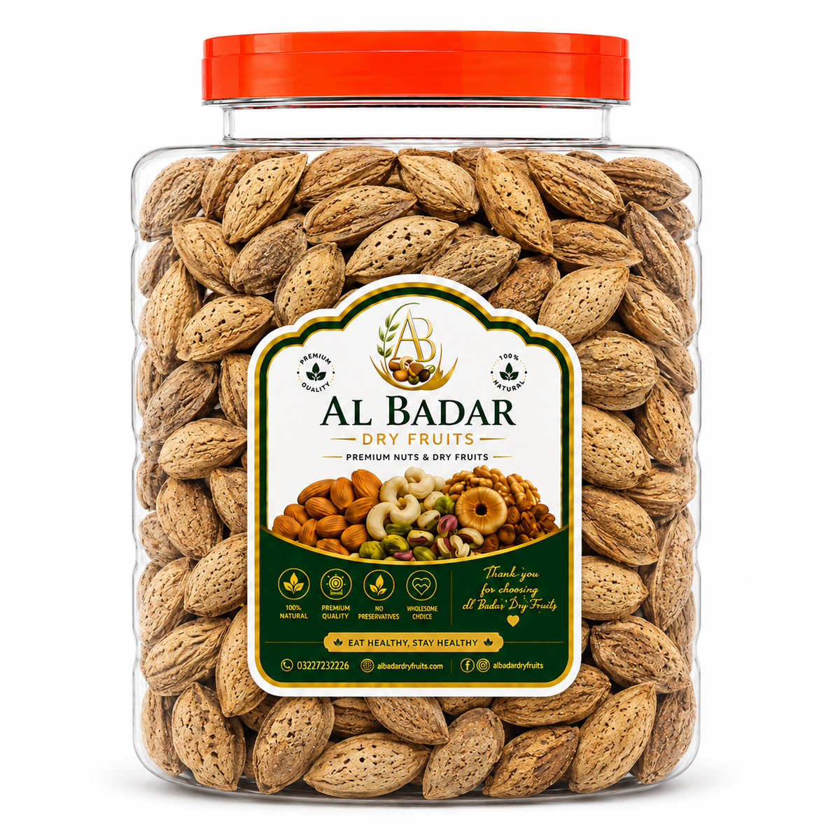 Al-Badar Soft Shell Talwaari Almonds (From Loralai)